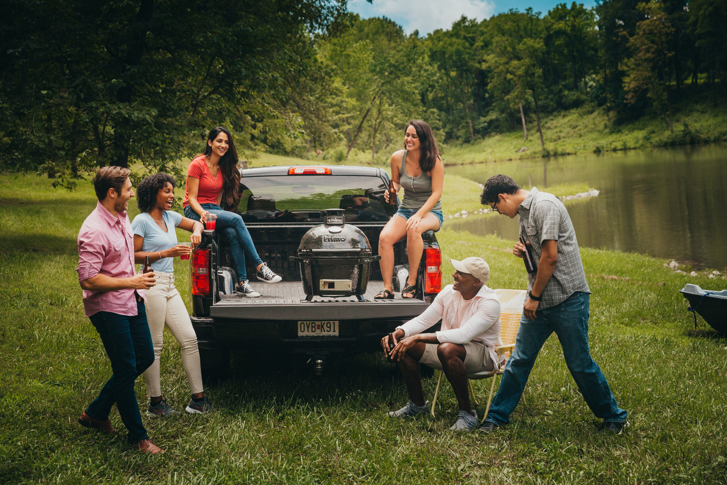 Primo Junior Charcoal Ceramic Kamado Grill (Grill Only)