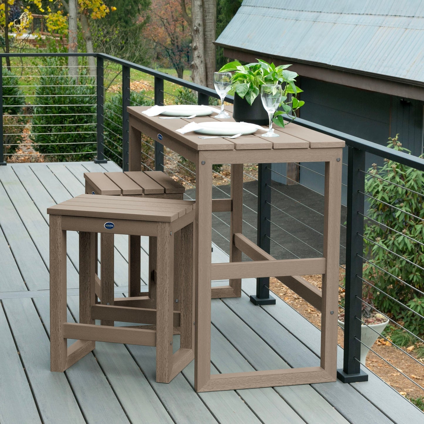Granite Hills Counter Height Balcony Table Set