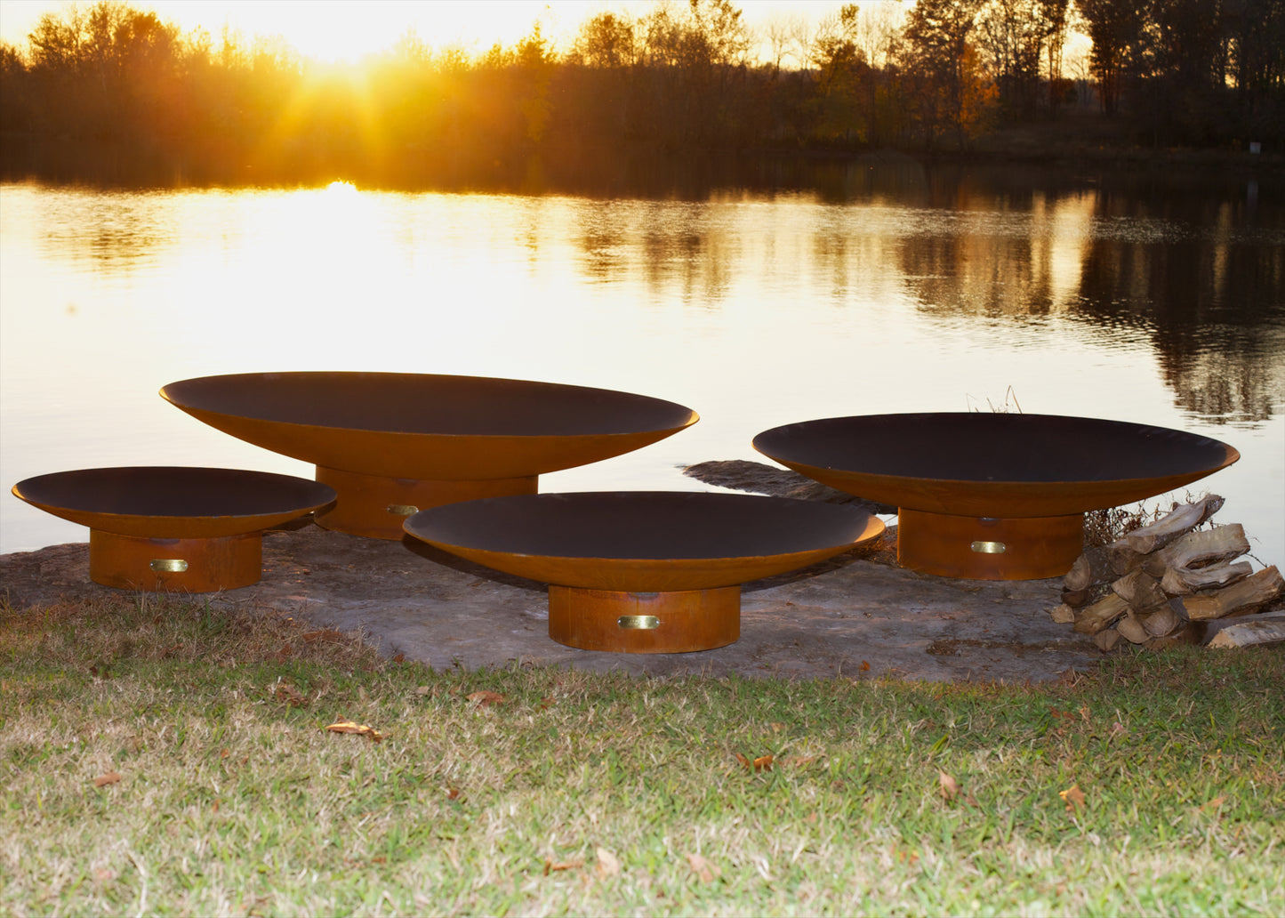 Asia Series Custom Fire Pit – Handcrafted Low-Profile Oriental Design for Outdoor Living