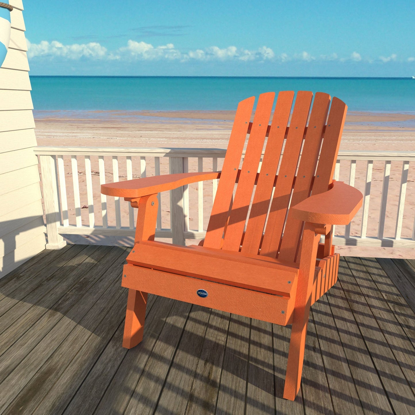 Sunrise Coast Folding and Reclining Adirondack Chair