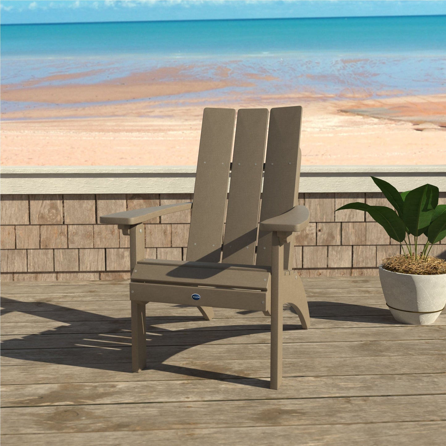 Sunrise Coast Modern Comfort Height Adirondack Chair