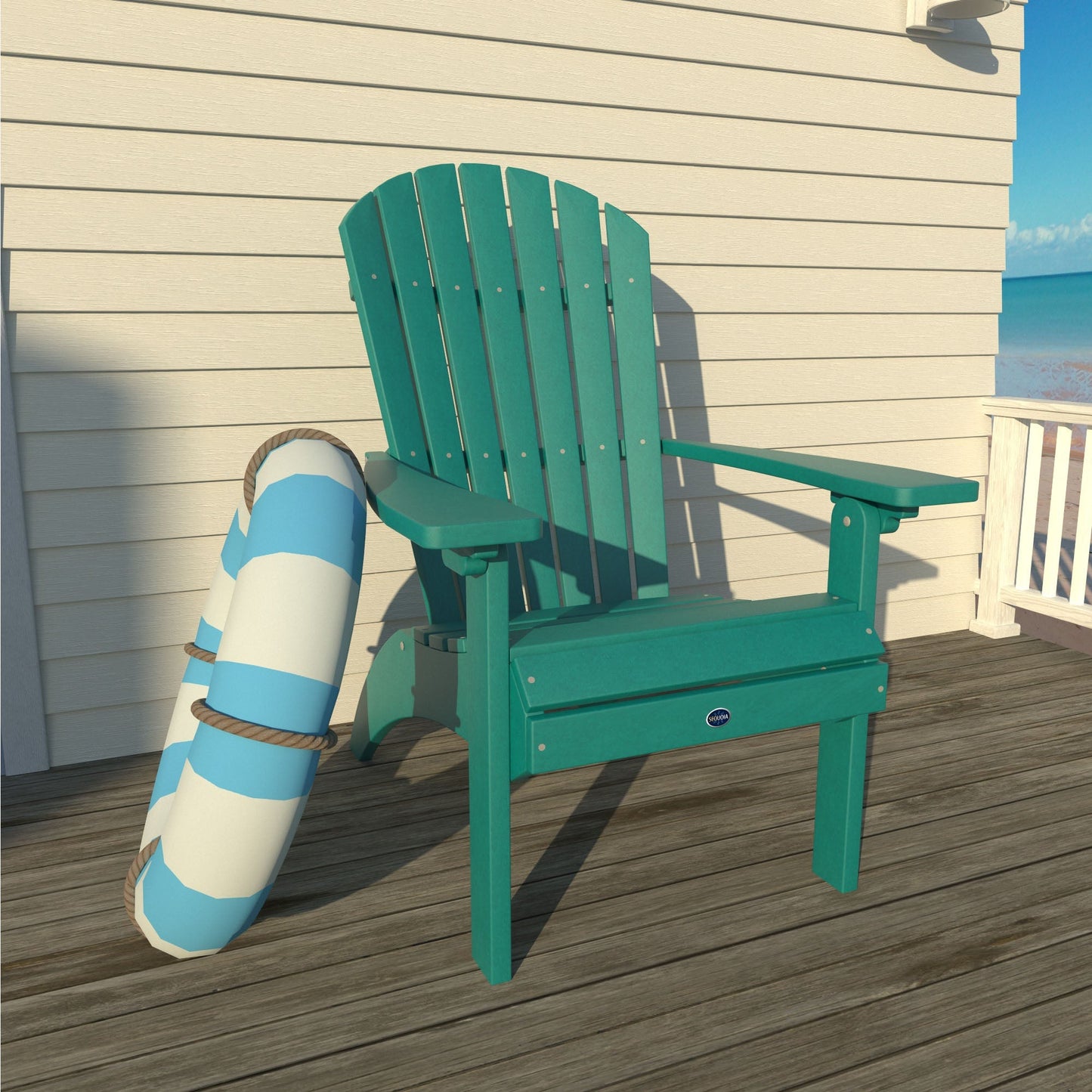 Sunrise Coast Waterfall Comfort Height Adirondack Chair