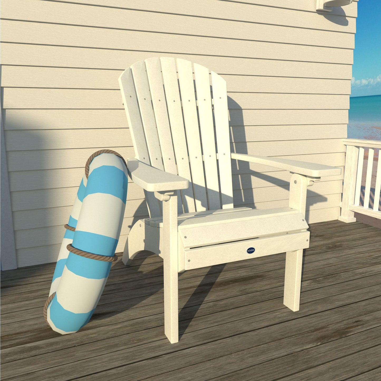 Sunrise Coast Waterfall Comfort Height Adirondack Chair