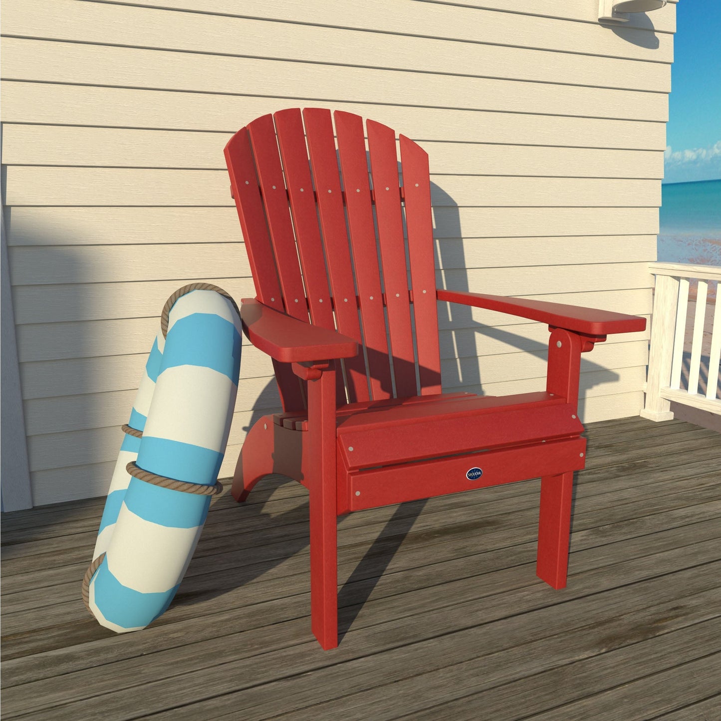 Sunrise Coast Waterfall Comfort Height Adirondack Chair