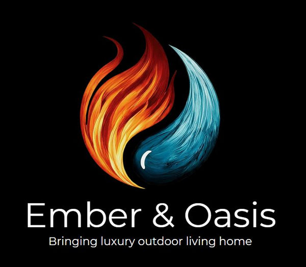 Ember and Oasis Logo Bringing Luxury Outdoor Living Home