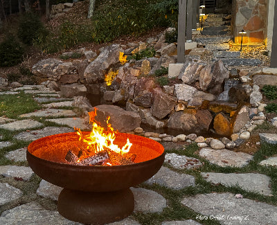 Ohio Flame Patriot Fire Pit Bowl Lifestyle 1
